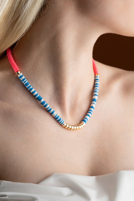 Heliophilia Silver Collar Multicolor con Colgante de Aleación Heliophilia Silver Collar Multicolor con Colgante de Aleación